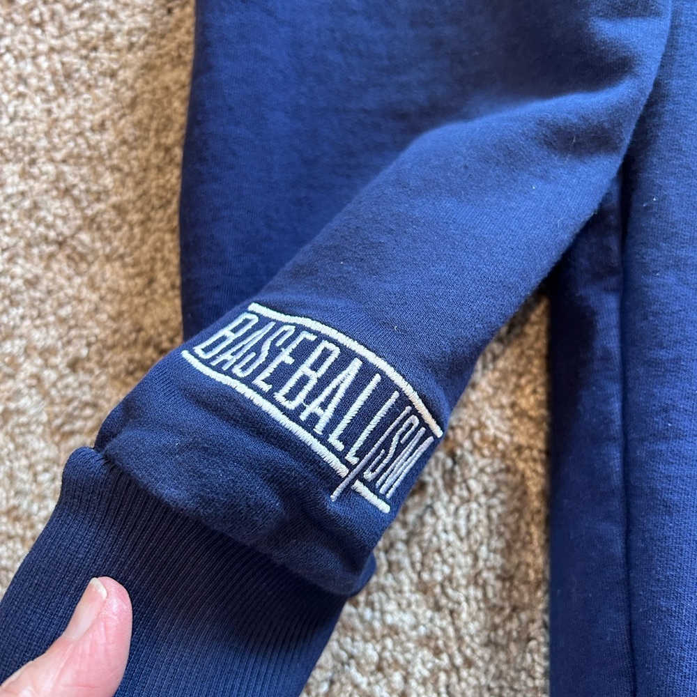 Baseballism baseball Dad Navy Blue thick and soft hoodie. Like new. XL. Cotton - Picture 5 of 17